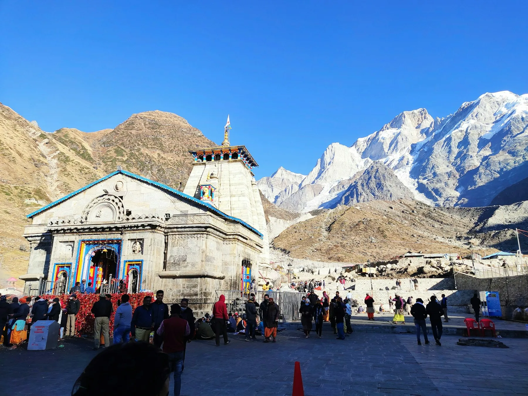 Kedarnath Temple in the Himalayas